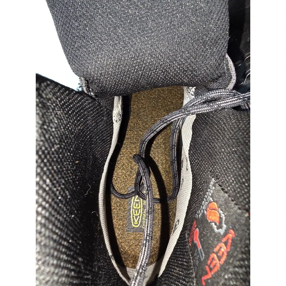 KEEN Shellback Waterproof Hiking/Work Boots Men's Size 9 Black/Gray – Great Cond